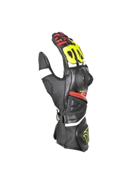 R-tech GP Racing Men's Racing Gloves BLACK/YELLOW