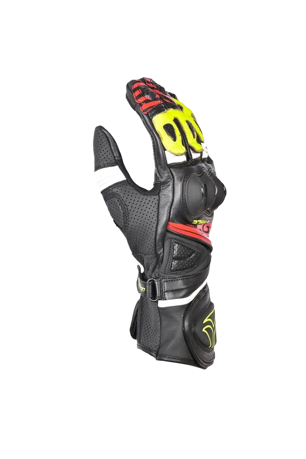 R-tech GP Racing Men's Racing Gloves BLACK/YELLOW