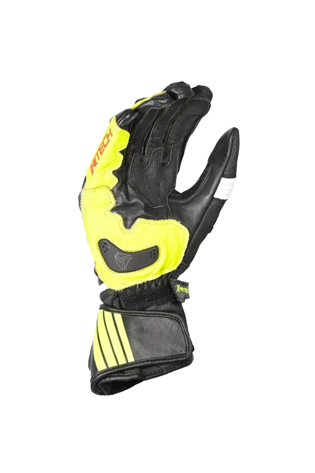 R-tech GP Racing Men's Racing Gloves BLACK/YELLOW