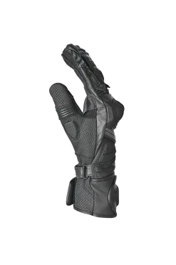 R-tech GP Racing Men's Racing Gloves Black Grey