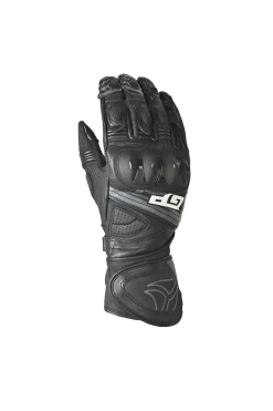 R-tech GP Racing Men's Racing Gloves Black Grey