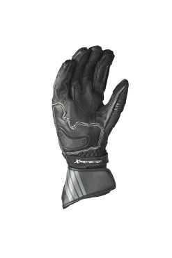 R-tech GP Racing Men's Racing Gloves Black Grey