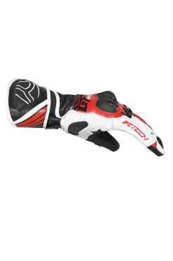 R-tech GP Racing Men's Racing Gloves BLACK/RED