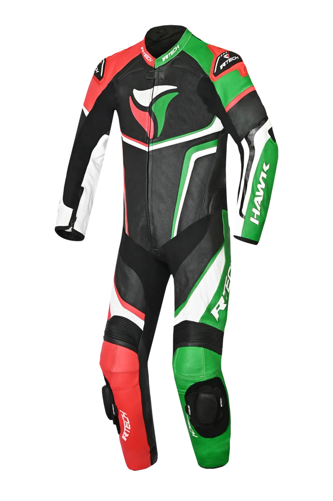 R-Tech Hawk 1 Pc Black White Green Red
