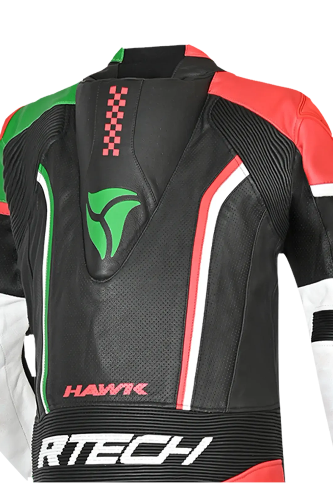 R-Tech Hawk 1 Pc Black White Green Red