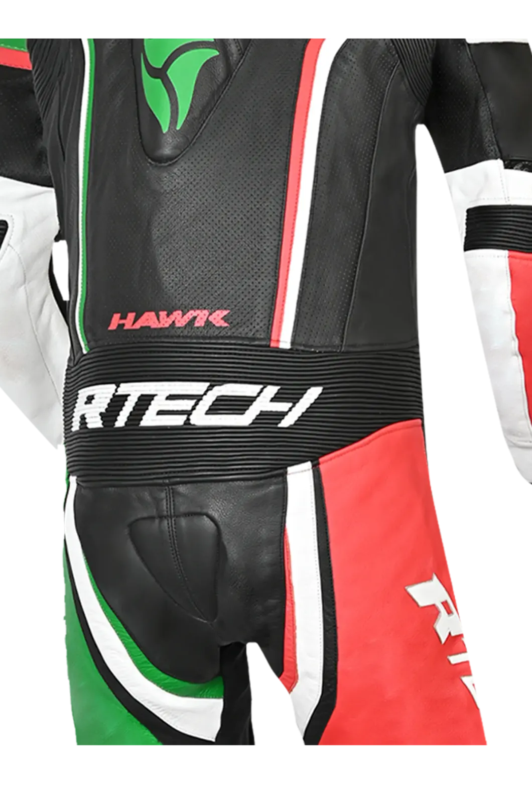 R-Tech Hawk 1 Pc Black White Green Red