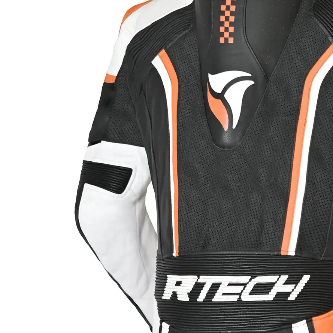 R-Tech Hawk 1 Pc Black White Naranja