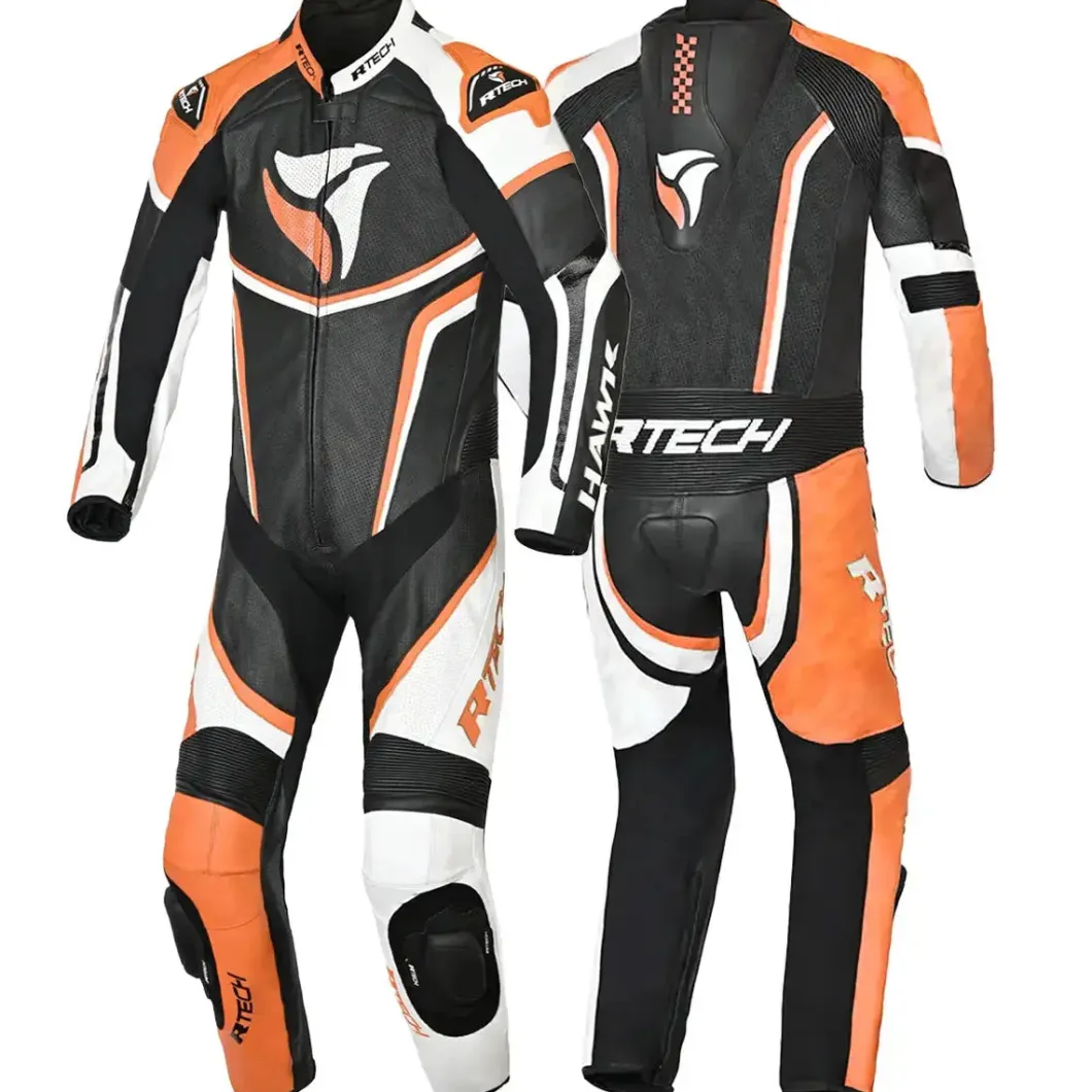 R-Tech Hawk 1 Pc Black White Naranja