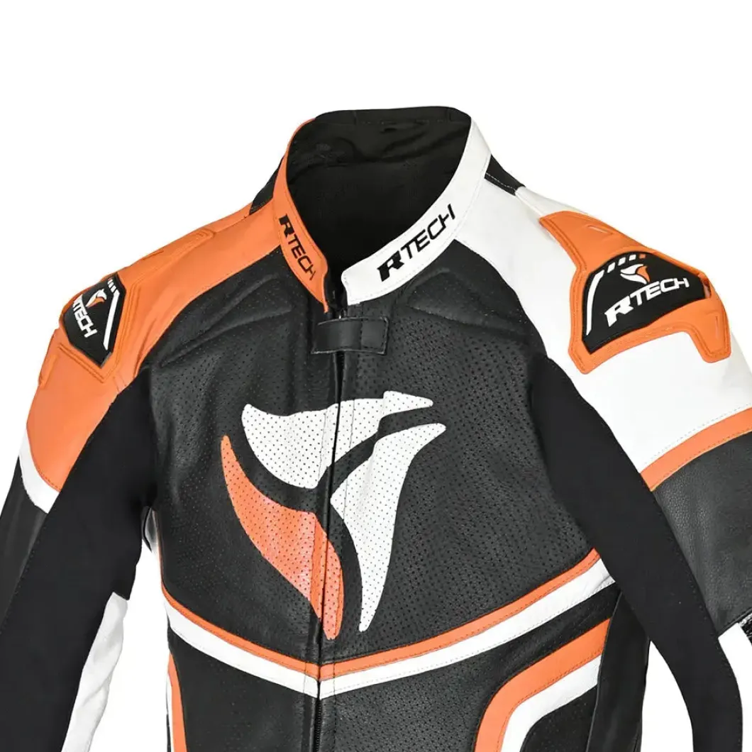 R-Tech Hawk 1 Pc Black White Naranja