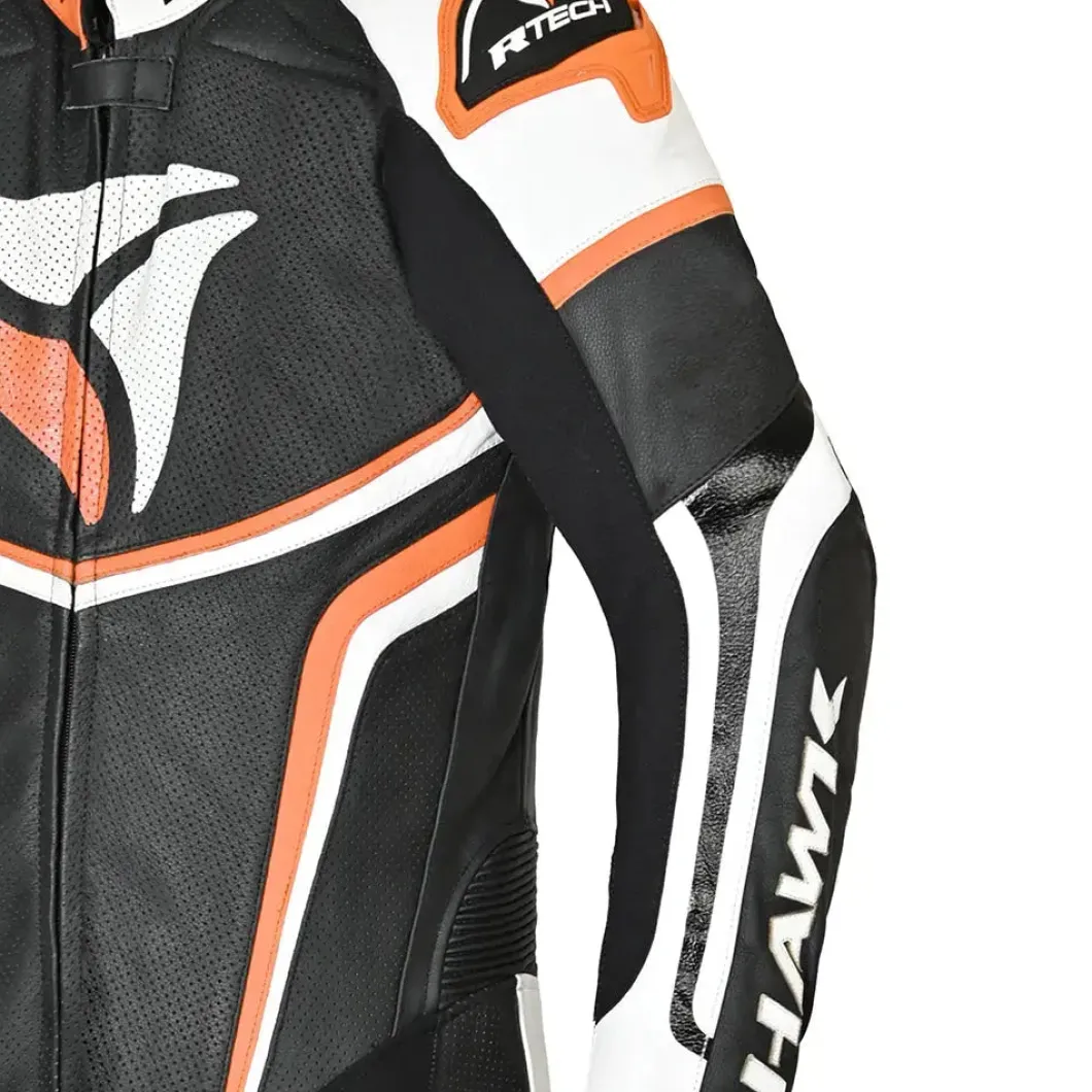 R-Tech Hawk 1 Pc Black White Naranja