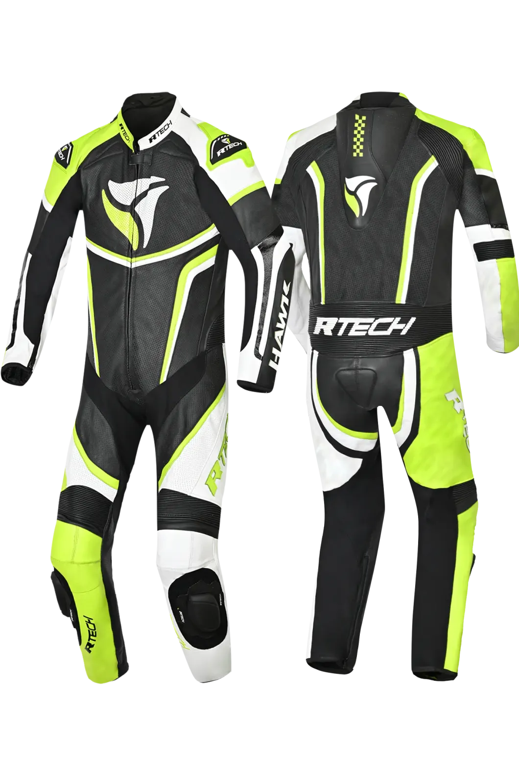 R-Tech Hawk 1 Pc Black White Yellow Fluor