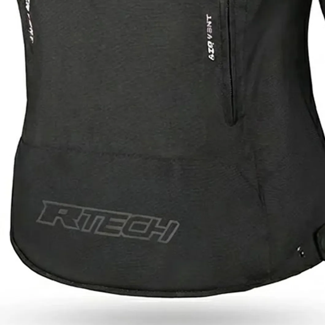 R-TECH KNIGHT RIDER GIACCA DI MOTO 3 IN 1 DONNA TESSUTO CORTA NERO ANTRACITE BIANCO