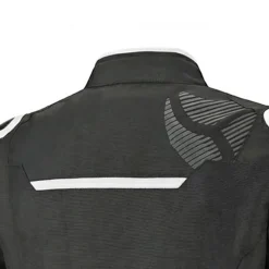 R-TECH KNIGHT RIDER GIACCA DI MOTO 3 IN 1 DONNA TESSUTO CORTA NERO ANTRACITE BIANCO