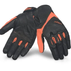 R-TECH KNIGHT RIDER GUANTI DI MOTO ESTIVI NERO ROSSO