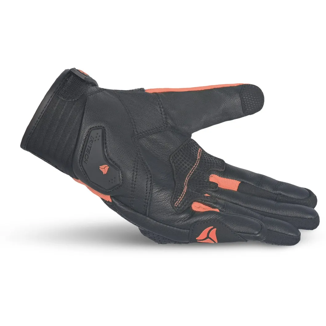 R-TECH KNIGHT RIDER GUANTI DI MOTO ESTIVI NERO ROSSO
