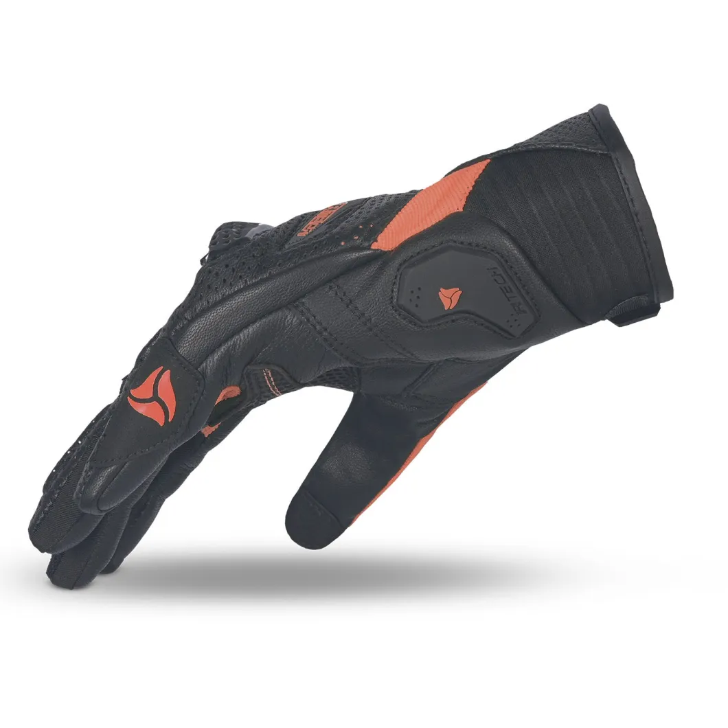 R-TECH KNIGHT RIDER GUANTI DI MOTO ESTIVI NERO ROSSO