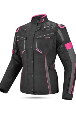 R-TECH KNIGHT RIDER 3IN1 LADY (Long) Black/Fuchsia.