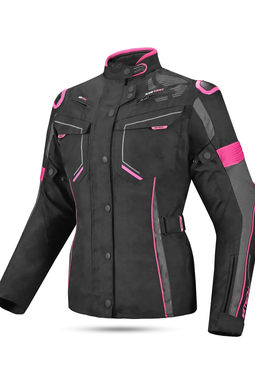R-TECH KNIGHT RIDER 3IN1 LADY (Long) Black/Fuchsia.