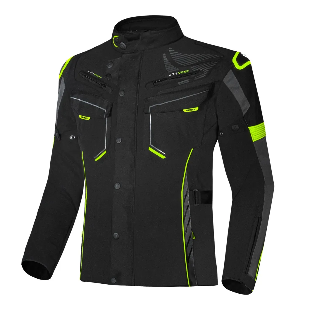 R-Tech Knight Rider Long Three Layer - Black/Anthracite/Fluorescent Yellow