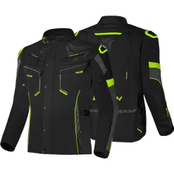 R-Tech Knight Rider Long Three Layer - Black/Anthracite/Fluorescent Yellow