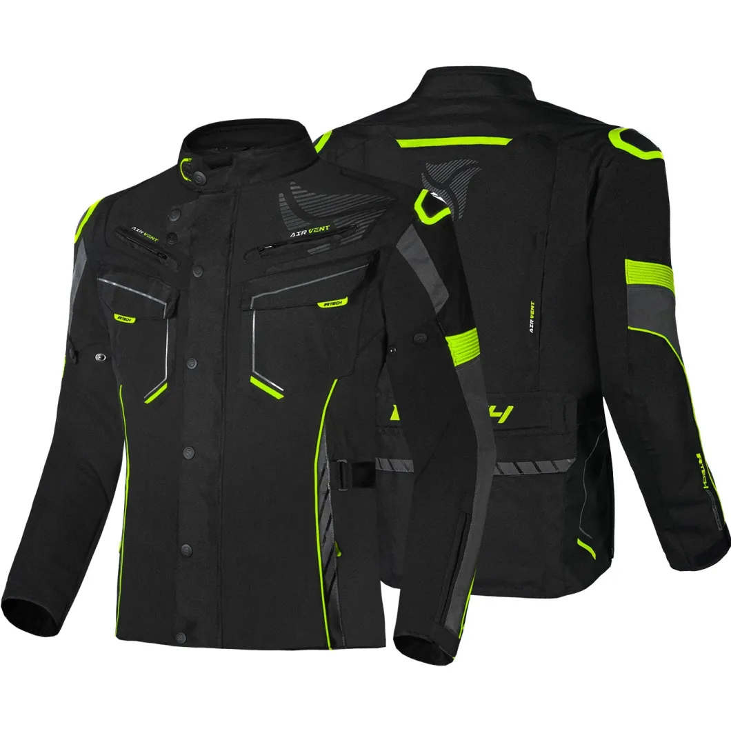 R-Tech Knight Rider Long Three Layer - Black/Anthracite/Fluorescent Yellow