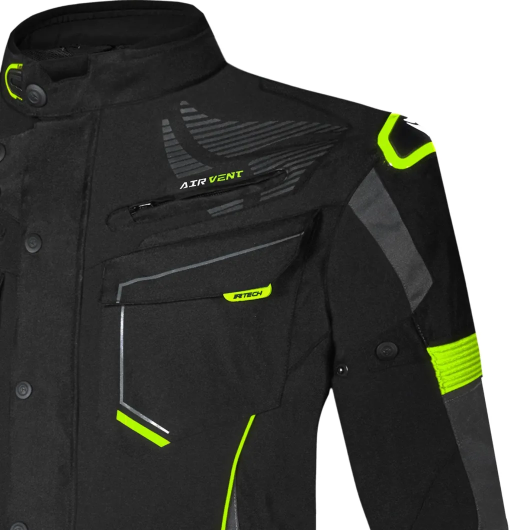R-Tech Knight Rider Long Three Layer - Black/Anthracite/Fluorescent Yellow
