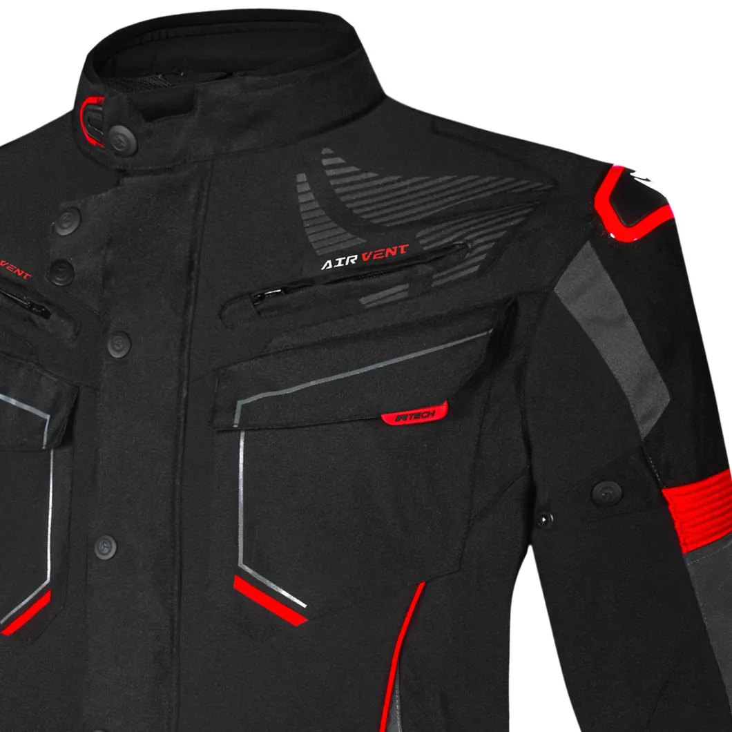 R-Tech Knight Rider Long Three Layers Black Red