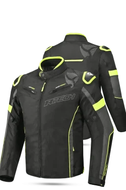 R-Tech Knight Rider Short Three Layers - Black/Anthracite/Fluorescent Yellow