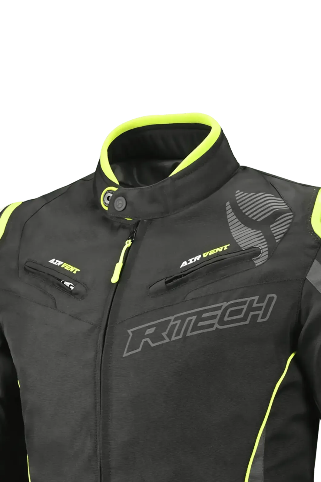 R-Tech Knight Rider Short Three Layers - Black/Anthracite/Fluorescent Yellow