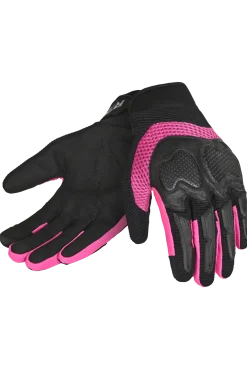 R-TECH - LADY CRUISER TEXTILE GLOVES BLACK/PINK