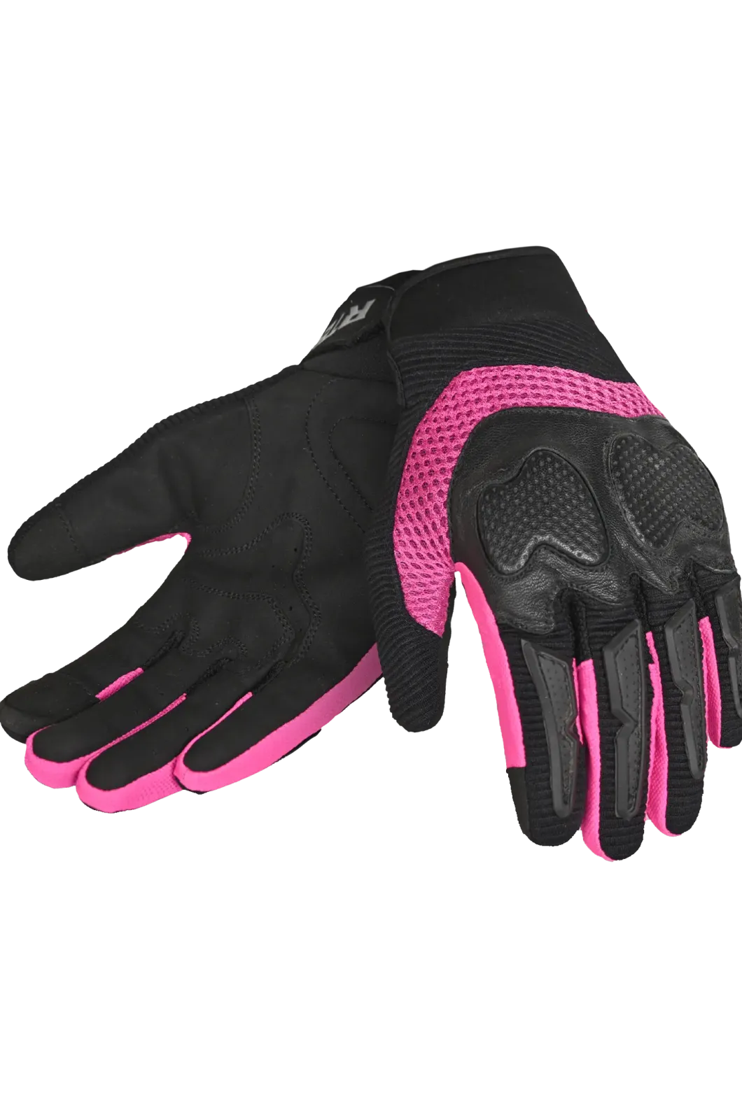R-TECH - LADY CRUISER TEXTILE GLOVES BLACK/PINK