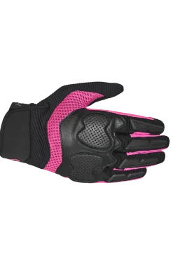 R-TECH - LADY CRUISER TEXTILE GLOVES BLACK/PINK