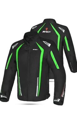 R-Tech Marshal Green Textile Motorcycle Jackets