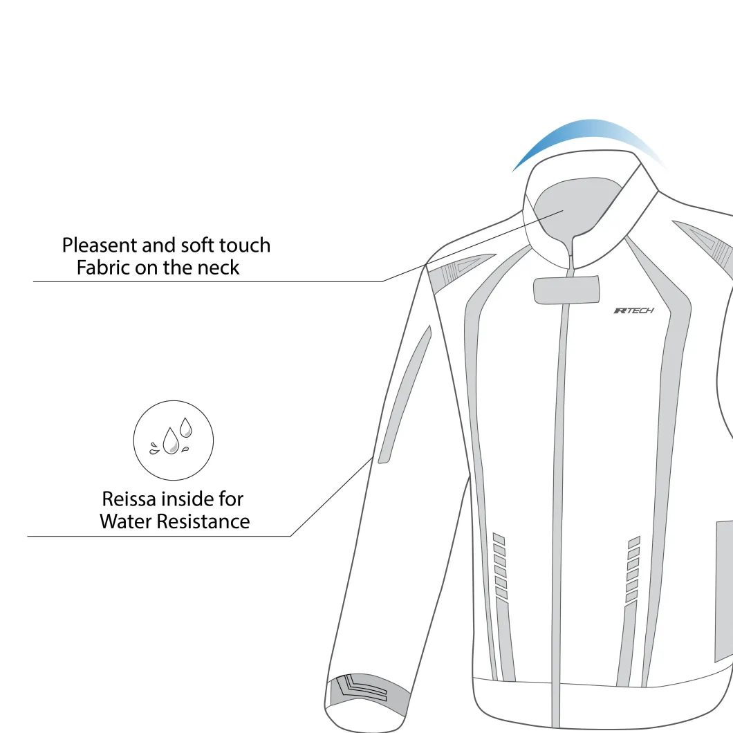 R-Tech Marshal Grey Textile Motorcycle Jackets