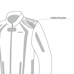 R-Tech Marshal Grey Textile Motorcycle Jackets