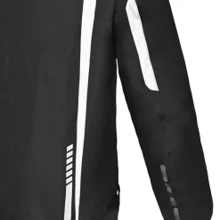 R-TECH Marshal Men's Black and White Textile Motorcycle Jacket