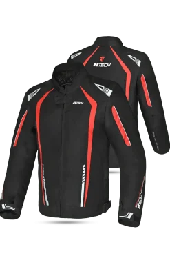 R-Tech Marshal Red Textile Motorcycle Jackets