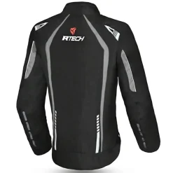 R-TECH MARSHAL WOMEN'S MOTORCYCLE JACKET IN BLACK AND GREY FABRIC