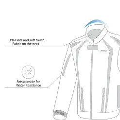 R-Tech Marshal Women's Motorcycle Jacket Black/Turquoise