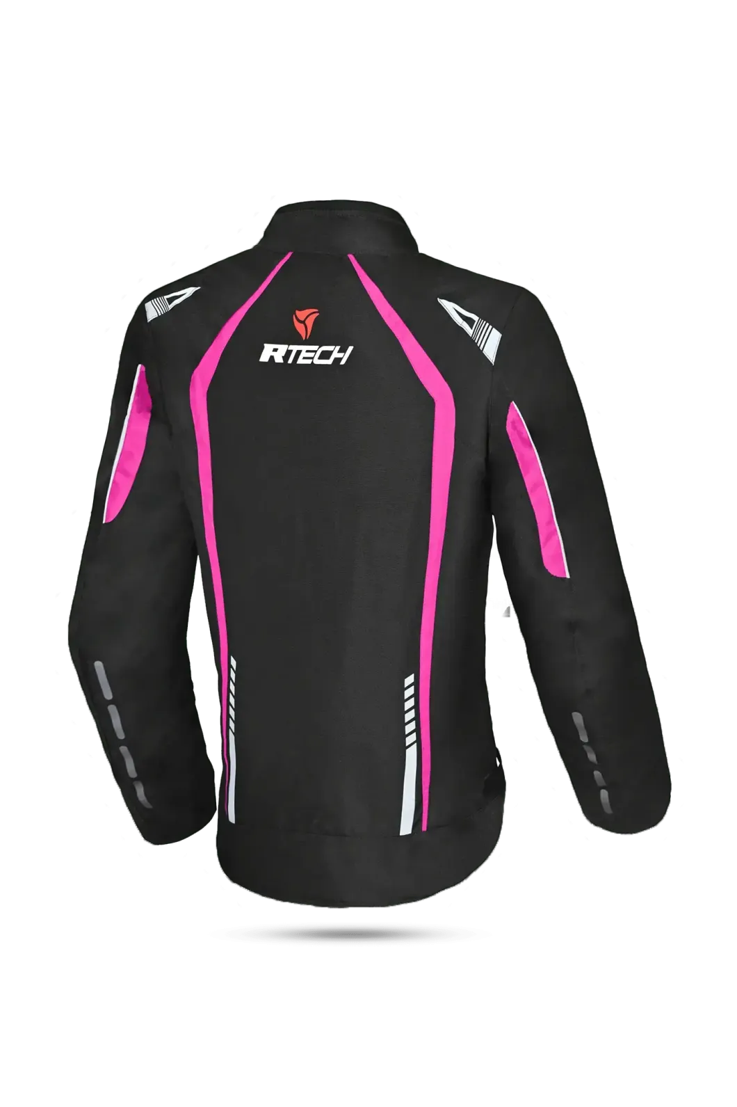 R-Tech Marshal Women's Motorcycle Jacket Black/Pink