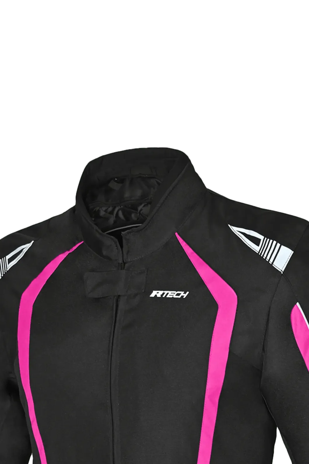 R-Tech Marshal Women's Motorcycle Jacket Black/Pink