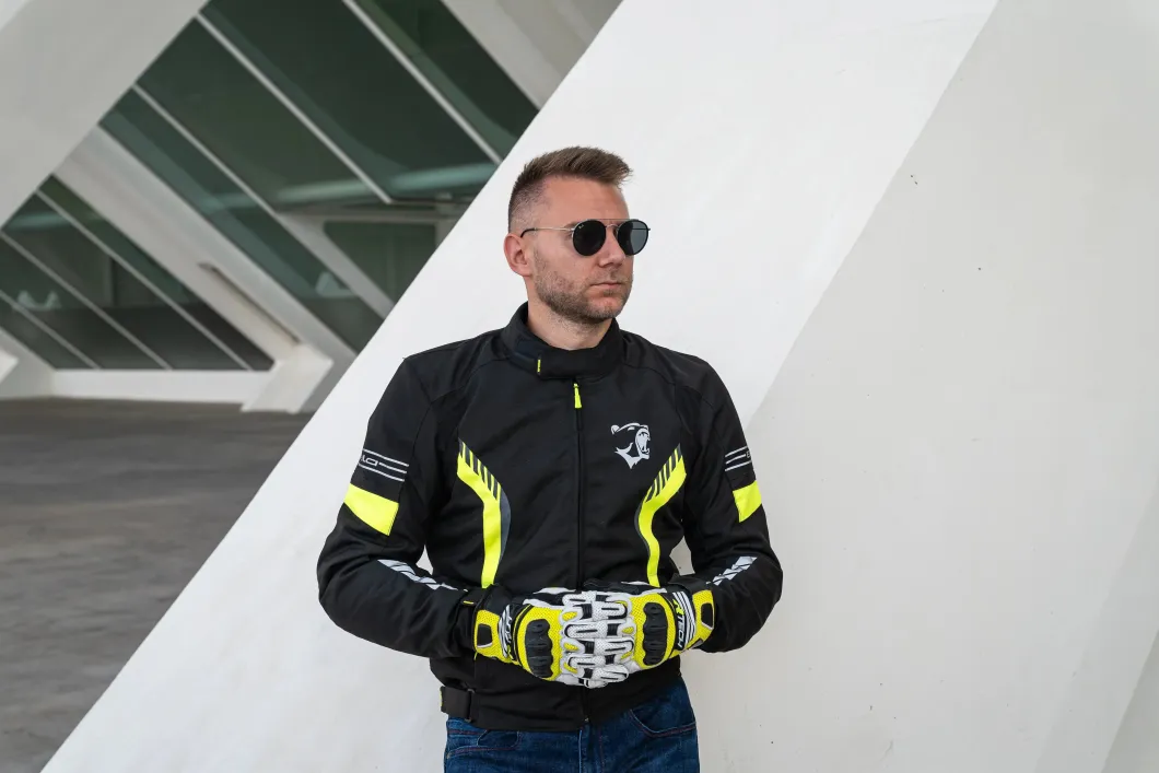 R-Tech Marshal Yellow Textile Motorcycle Jackets