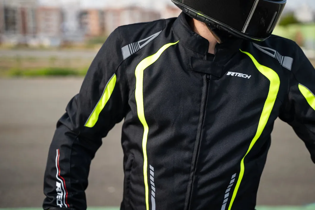 R-Tech Marshal Yellow Textile Motorcycle Jackets
