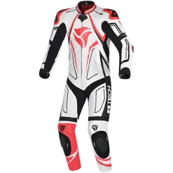 R-TECH 1PC RISING STAR MEN'S TRACKSUIT WHITE/RED/BLACK