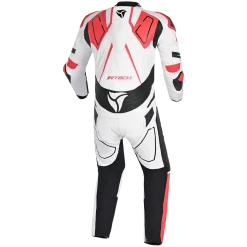 R-TECH 1PC RISING STAR MEN'S TRACKSUIT WHITE/RED/BLACK