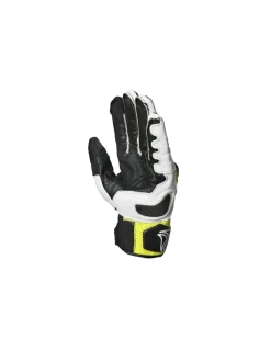 R-TECH - PIEL ROCCO Racing GLOVES Black/Amarillo Farina