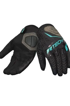 R-Tech - Ride Pro Lady Gloves Black/Turquoise