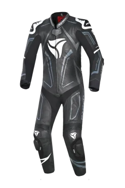 R-Tech Rising Star Kangaroo Mix One-Piece Motorcycle Suit Black/White
