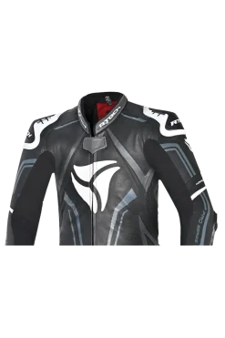 R-Tech Rising Star Kangaroo Mix One-Piece Motorcycle Suit Black/White