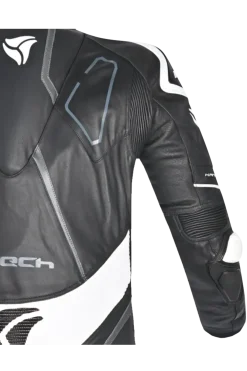 R-Tech Rising Star Kangaroo Mix One-Piece Motorcycle Suit Black/White